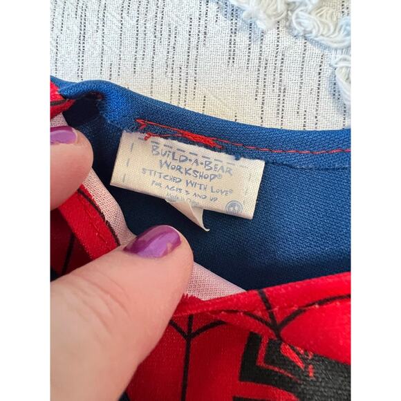 Marvel Spider-Man Build A Bear Outfit and Mask Hat 2014 - Picture 7 of 14